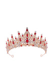 Goudgroene Kristal Prom Koningin Pageant Kroon Tiara