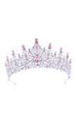 Goudgroene Kristal Prom Koningin Pageant Kroon Tiara