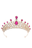 Zilveren Kristal Prom Koningin Pageant Kroon Tiara