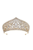 Luxe Kristal Prinses Gouden Kroon Tiara