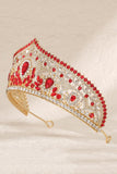Luxe Kristal Prinses Gouden Kroon Tiara