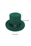 Retro groen Shamrock Slim Fit Smoking Jasje met Hoed
