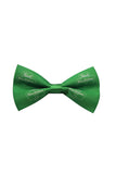 Legergroen bedrukte vlinderdas Formele Tuxedo vlinderdas