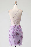 Blush Bodycon Halter Hals, Doorschijnende Corset Pailletten, Homecoming Jurk