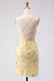 Roze bloemenkorset pailletten bodycon homecomingjurk