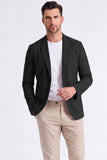 Zwart genotched revers herencolbert