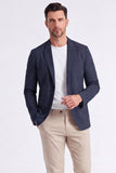 Zwart genotched revers herencolbert