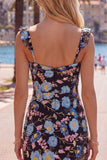 Gele, gebloemde pailletten geborduurde sweetheart bodycon homecomingjurk
