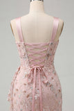 Blush bodycon halter hals korset met kant op de rug gerimpelde homecoming jurk met sjerp