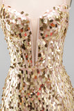 Glinsterende Mintgroene bodycon korset met veters op de rug pailletten korte homecomingjurk