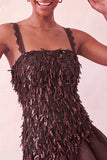 Roze bodycon rucheerige korte paillette homecoming jurk met veter op de rug
