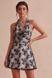 A-lijn halter hals bloemenjurk Little White Jurk