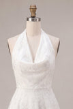 A-lijn halter hals bloemenjurk Little White Jurk