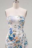 Zwarte rode bloem Sweetheart gerimpelde bloemen strakke korte homecoming jurk met sjerp