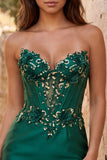 Navy Sweetheart Corset Bodycon Bloemenpailletten Satijn Korte Homecoming Jurk