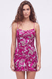 Blauwe bodycon spaghettibandjes met pailletten versierde homecoming-jurk met veter op de rug