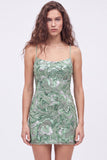 Blauwe bodycon spaghettibandjes met pailletten versierde homecoming-jurk met veter op de rug