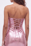 Gouden Sweetheart Bodycon Keyhole Metallic Kant Achterin 80s Homecoming Jurk