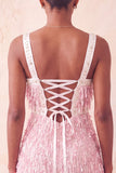 Bruine bodycon pailletten met franjes korte homecomingjurk met parels