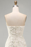 Ivory Sweetheart Short Bodycon Homecoming Jurk met pailletten