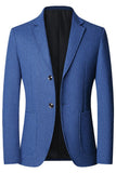 Notch reversbruin enkelrijig herenbalblazer