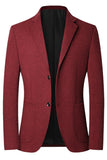 Notch reversbruin enkelrijig herenbalblazer