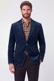 Notch reversbruin enkelrijig herenbalblazer