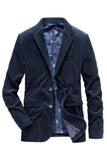 Notch reversbruin enkelrijig herenbalblazer