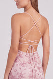 Roze bloemen bodycon pailletten met kralen versierde korte homecomingjurk met kant op de rug