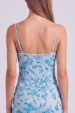 Fuchsia Spaghetti Straps Bloemige Bodycon Kralenbezette Korte Homecoming Jurk