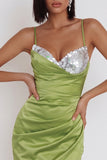 Stoffy Sage Bodycon strapless gerimpelde korte cocktailjurk met pailletten