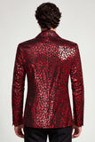 Peak Revers Bordeaux Eenknops Herenbalblazer