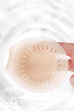 Champagne Individuele Teardrop Latex Ademende Plakkerige BH