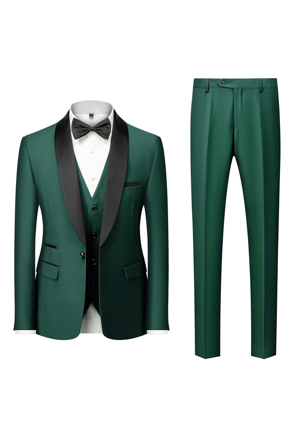 YOUTHUP Herenpakken, slim fit, 3-delig pak, elegant, bruiloft YOUTHUP Herenpakken, slim fit, 3-delig pak, elegant, bruiloft