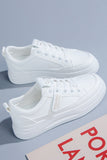 Witte Platte Casual Sneakers