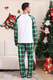 Groene en Witte Merry Christmas Family Pyjama Sets