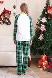 Groene en Witte Merry Christmas Family Pyjama Sets