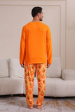 Halloween Oranje Pompoen Familie Pyjama Set