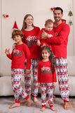 Rode Kerst Familie Bijpassende Pyjama Set