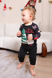 Zwarte Merry Christmas Family Pyjama Set