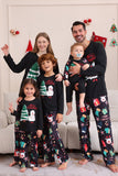 Zwarte Merry Christmas Family Pyjama Set