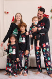 Zwarte Merry Christmas Family Pyjama Set