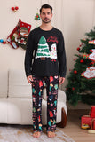 Zwarte Merry Christmas Family Pyjama Set