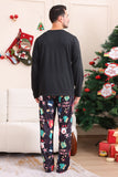 Zwarte Merry Christmas Family Pyjama Set