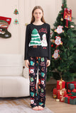 Zwarte Merry Christmas Family Pyjama Set