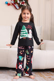 Zwarte Merry Christmas Family Pyjama Set