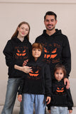 Evil Zwarte Pompoen Hooded Familie Sweatshirts