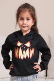 Black Devil pompoen Print Capuchon Halloween familie sweatshirts