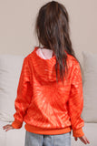 Oranje Halloween Family Suit sweatshirt met lange mouwen en capuchon