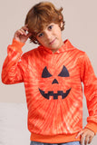 Oranje Halloween Family Suit sweatshirt met lange mouwen en capuchon